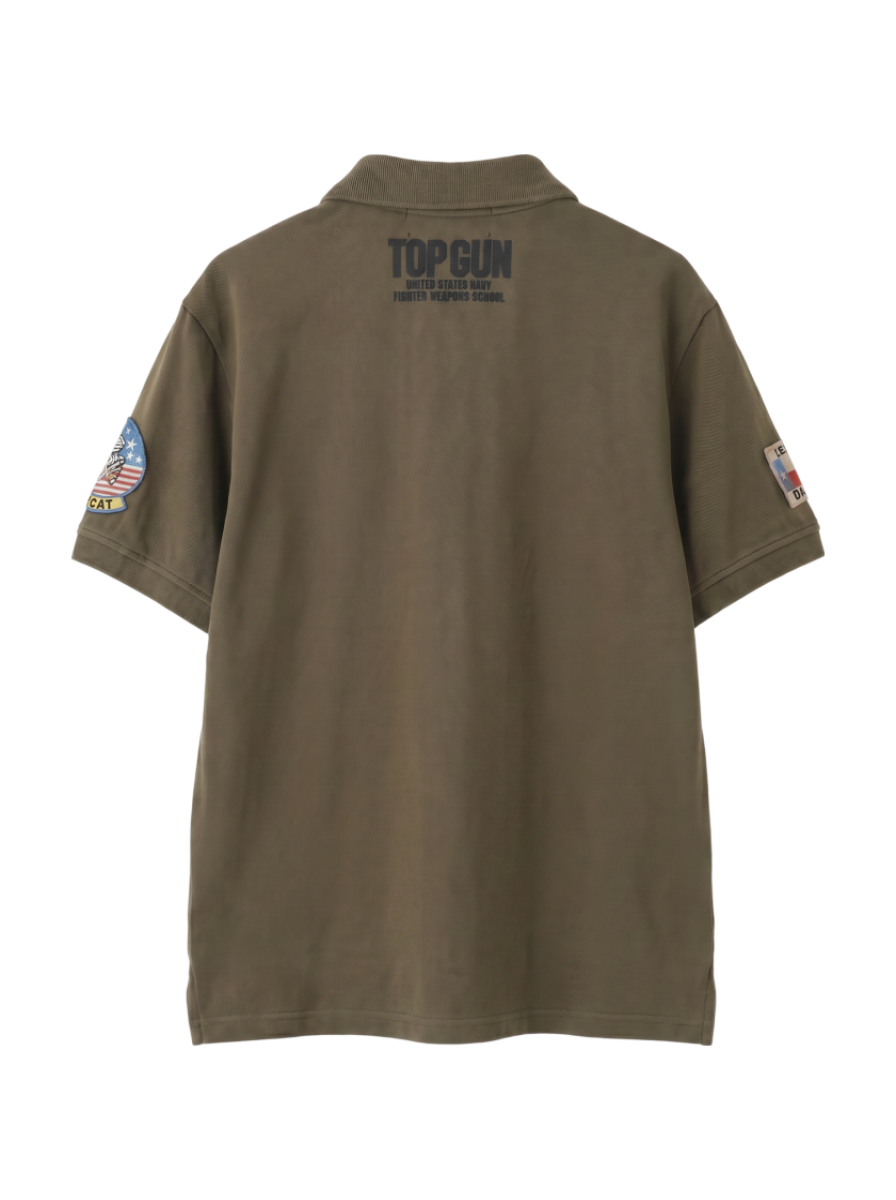 AVIREX / 《WEB&DEPOT限定》TOP GUN POLO SHIRT/トップガン ポロシャツ/AVIREX/アヴィレックス