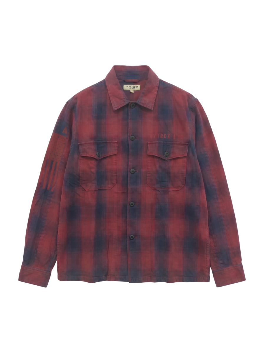 AVIREX / # DP LS CHECK SH