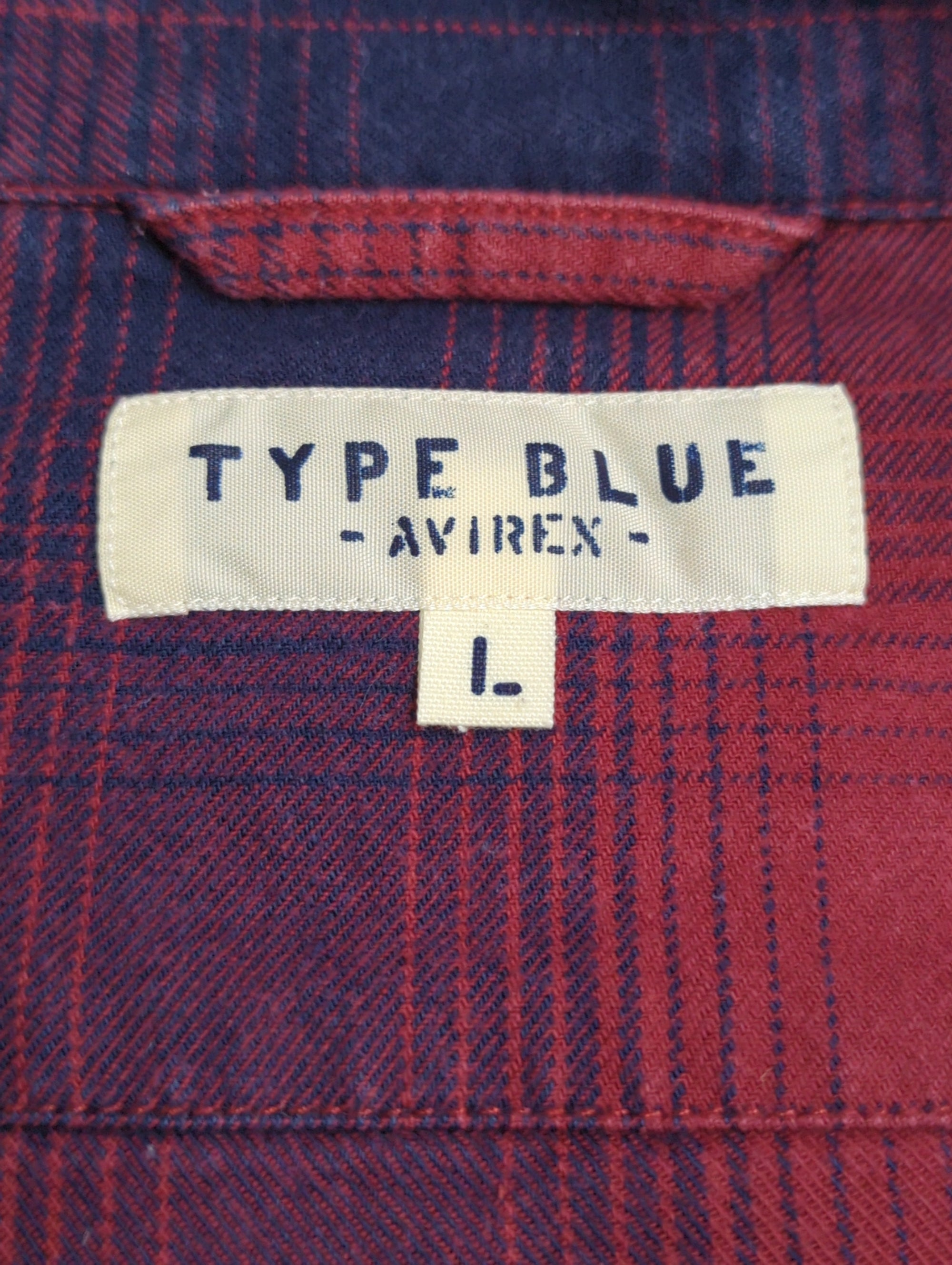 AVIREX / # DP LS CHECK SH