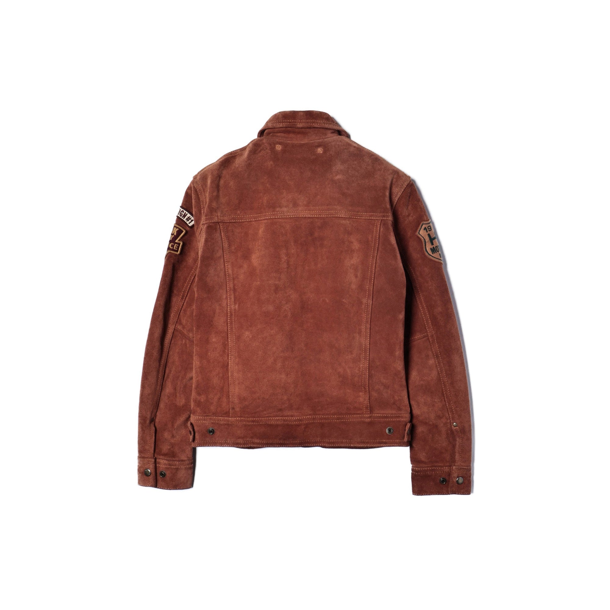AVIREX / LEATHER PATCHED G-JACKET