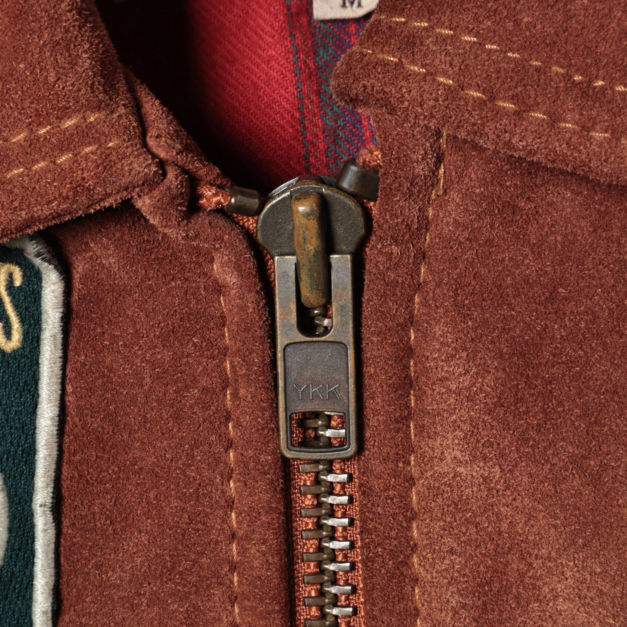 AVIREX / LEATHER PATCHED G-JACKET
