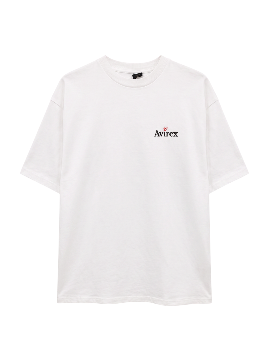 AVIREX / 《WEB限定》GRADATION EMBROIDERY LOGO T-SHIRT