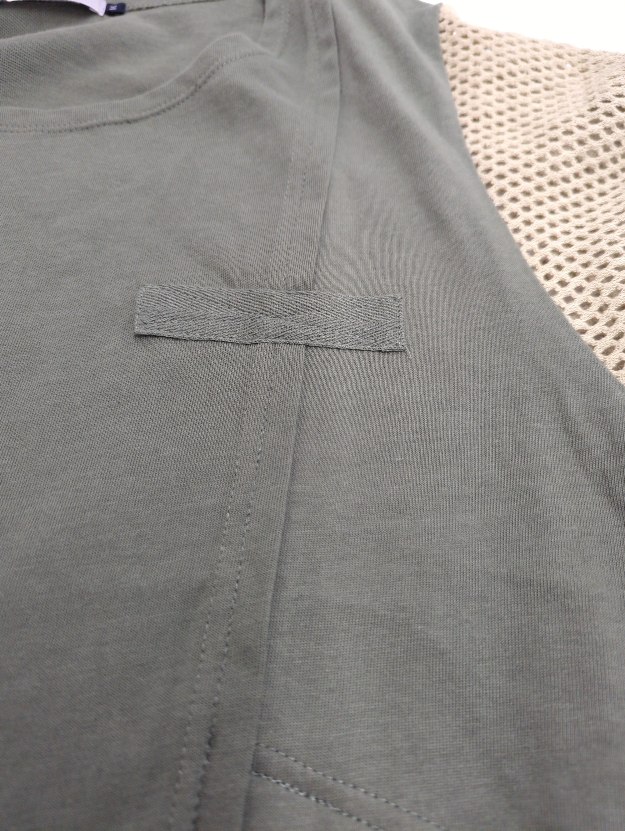 AVIREX / CUT×MESH ONEPIECE/ カットソー×メッシュ ワンピース