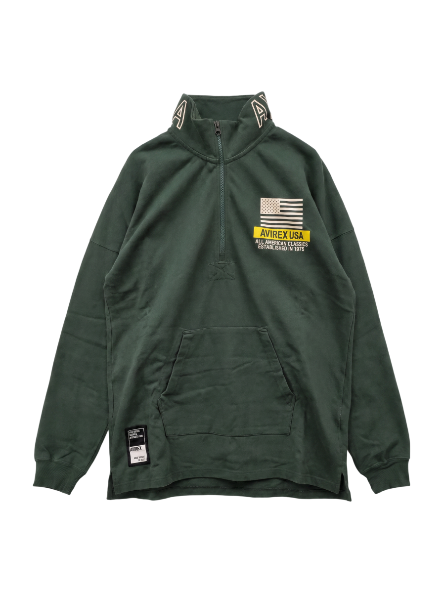 AVIREX / # DP LS VARSITY STAND H/Z TEE