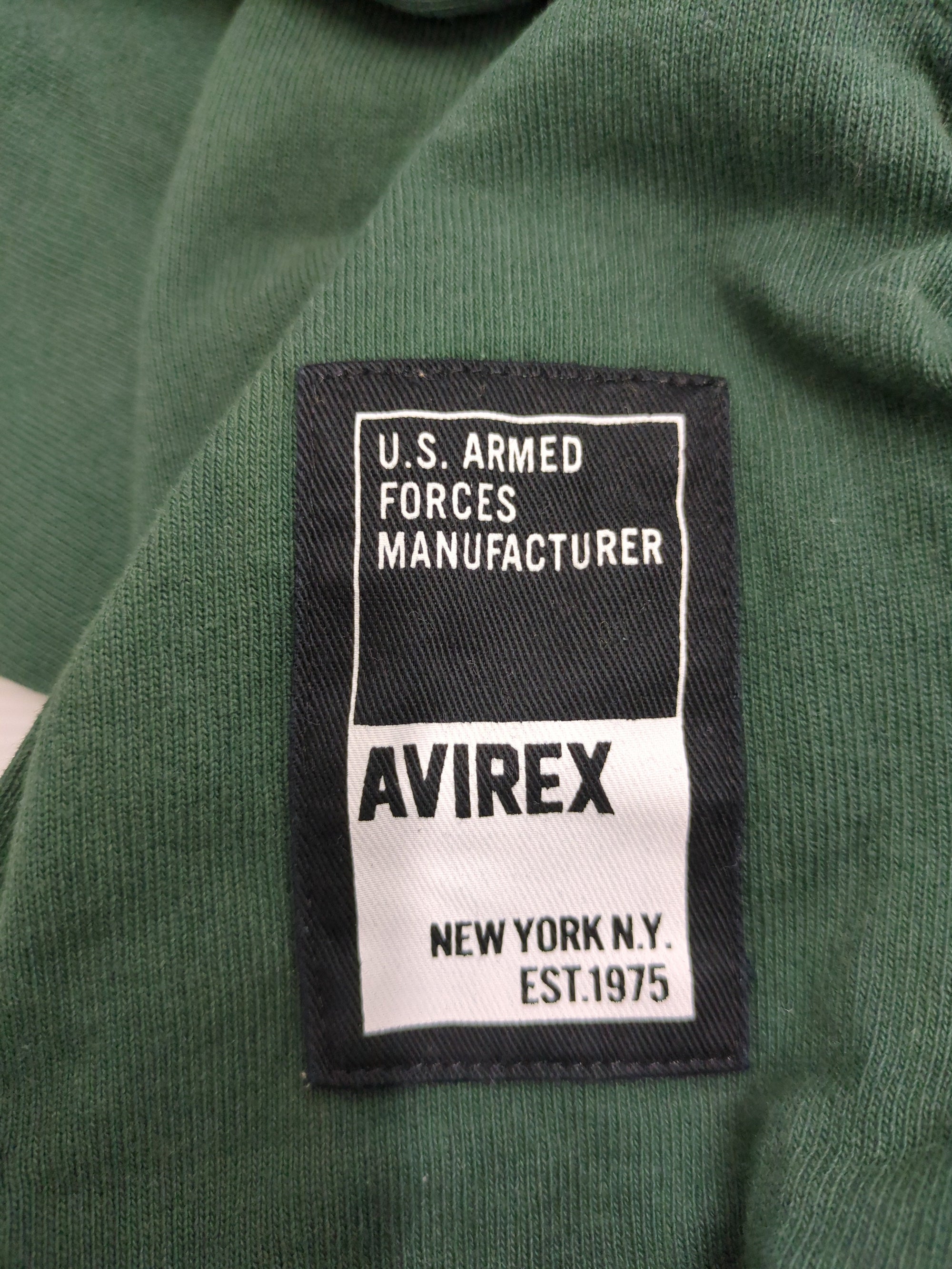 AVIREX / # DP LS VARSITY STAND H/Z TEE