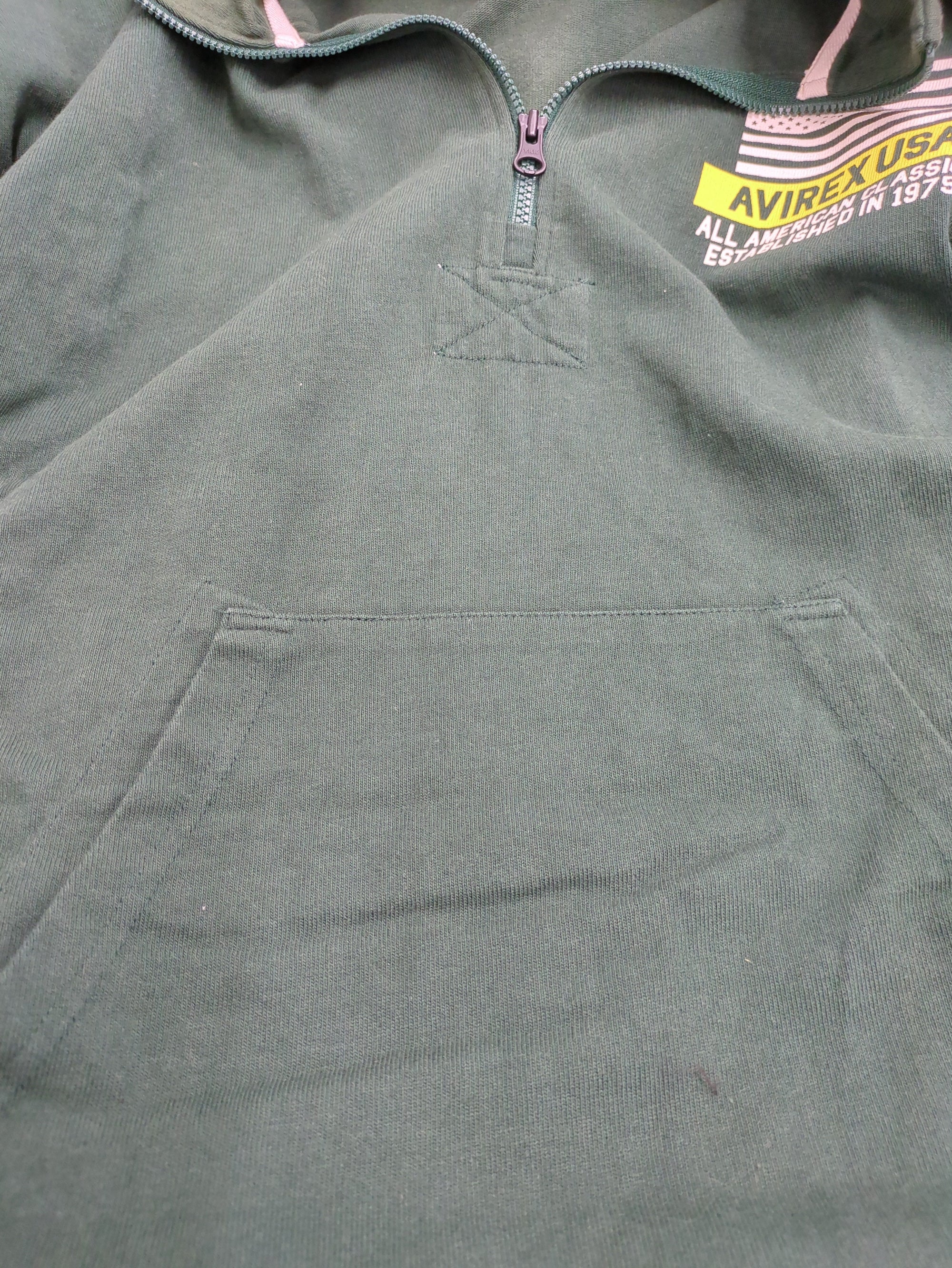 AVIREX / # DP LS VARSITY STAND H/Z TEE