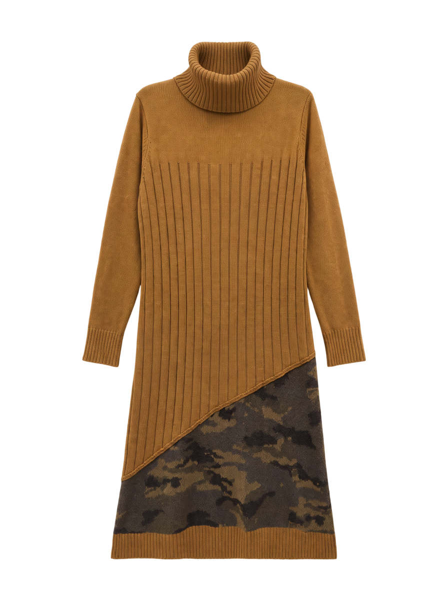 AVIREX / TURTLE SWITCHING CAMO KNIT ONEPIECE/ タートル スウィッチング カモ ニット ワンピース