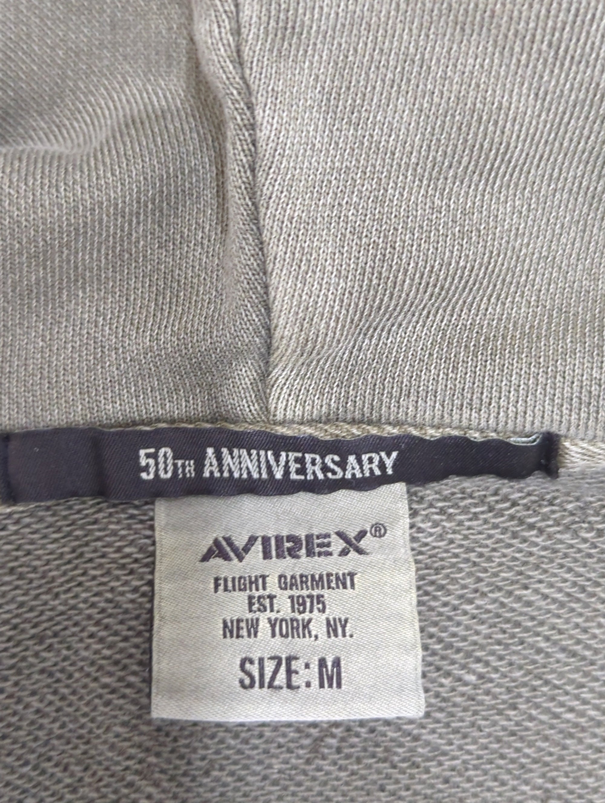 AVIREX / 《50th Anniversary》FADE WASH ZIP UP PARKA