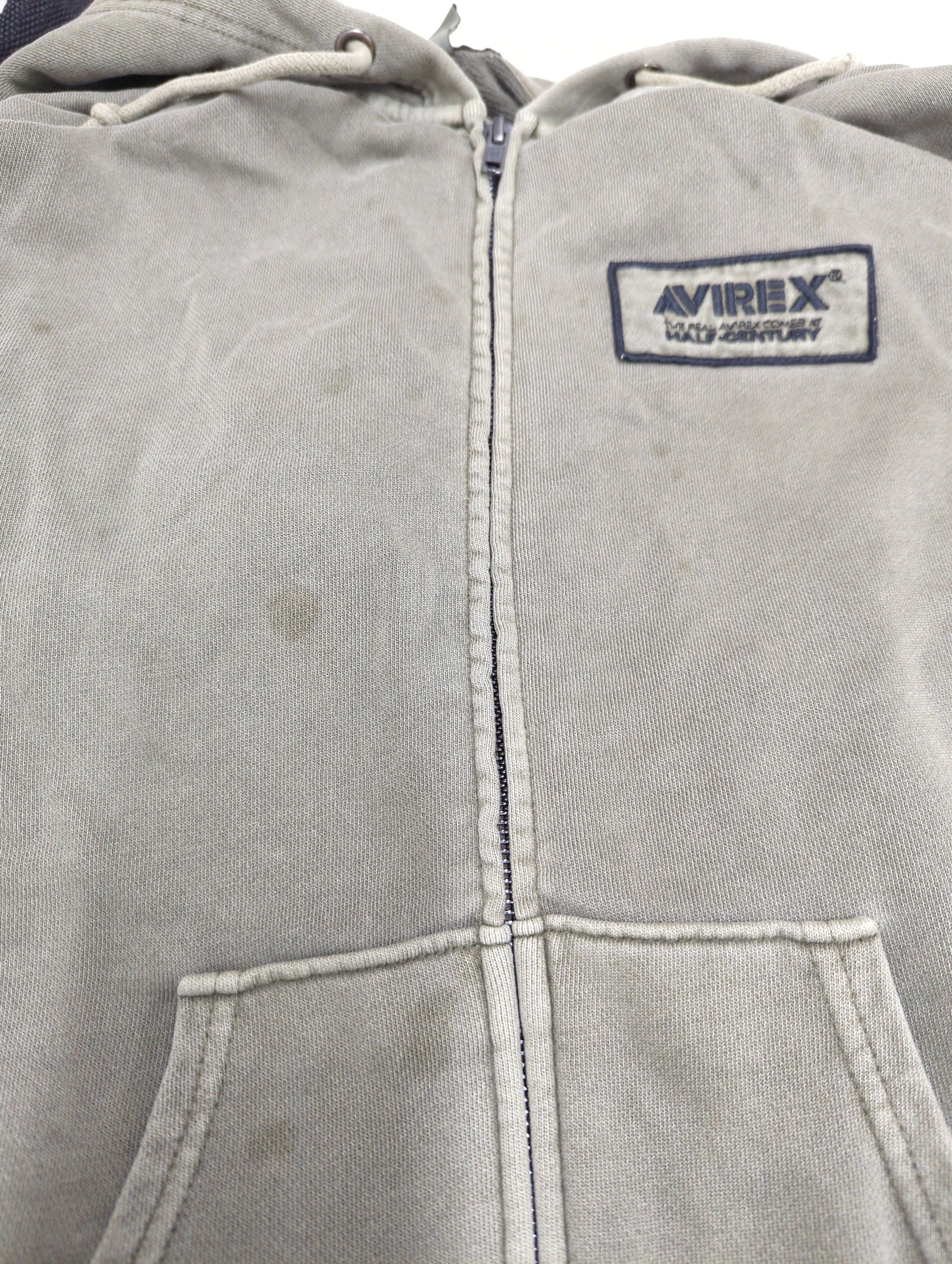 AVIREX / 《50th Anniversary》FADE WASH ZIP UP PARKA