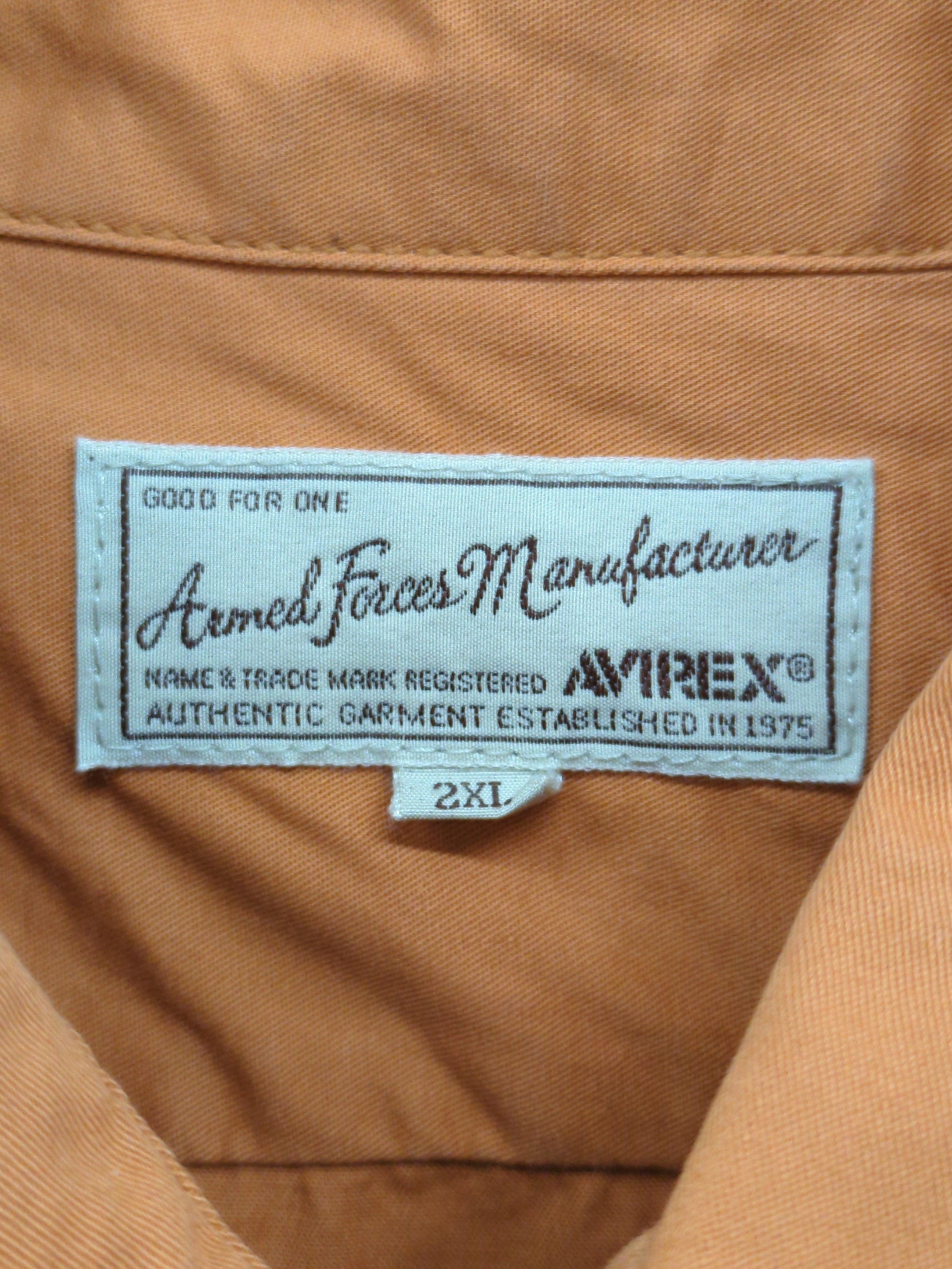 AVIREX / C.A.P.パッチド ミリタリー シャツ/C.A.P. PATCHED MIL. SHIRT