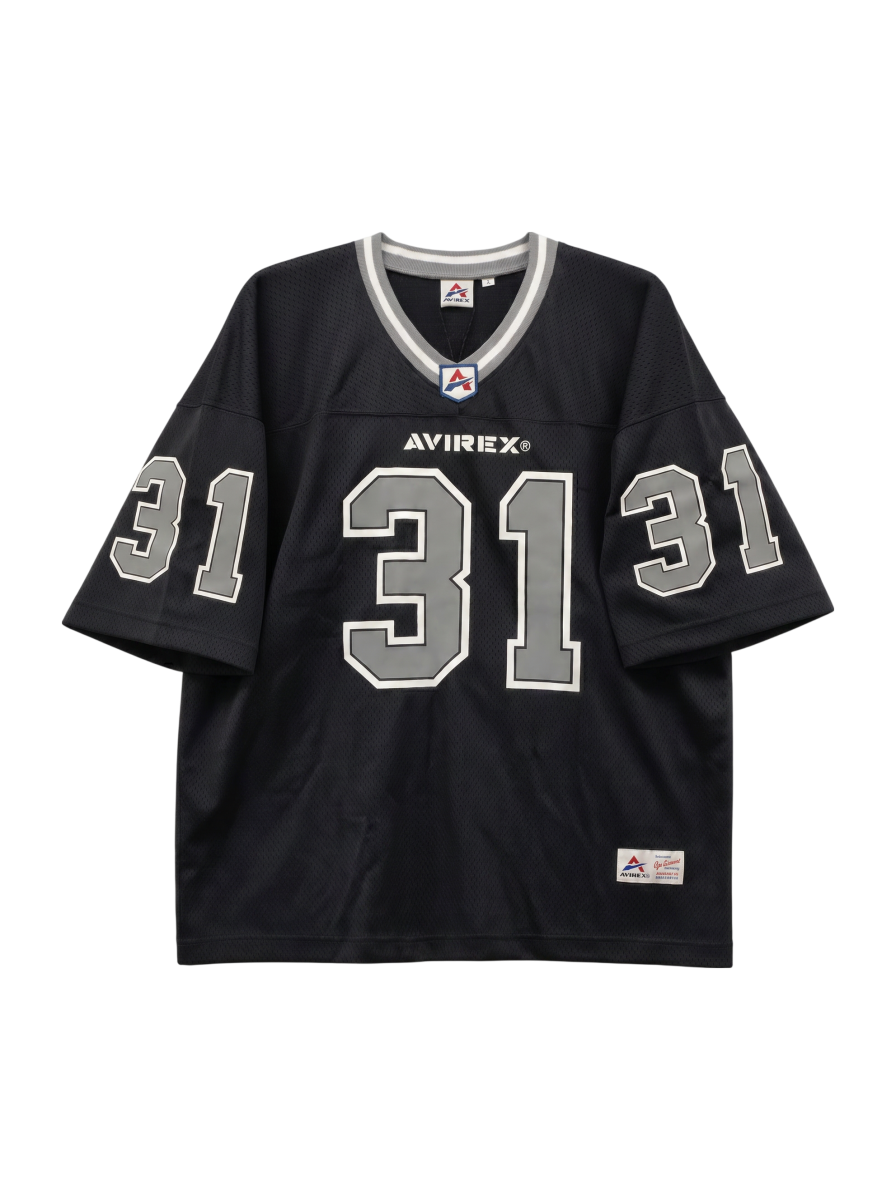 AVIREX / MESH FOOTBALL GAME T-SHIRT / メッシュ フットボール ゲーム Tシャツ