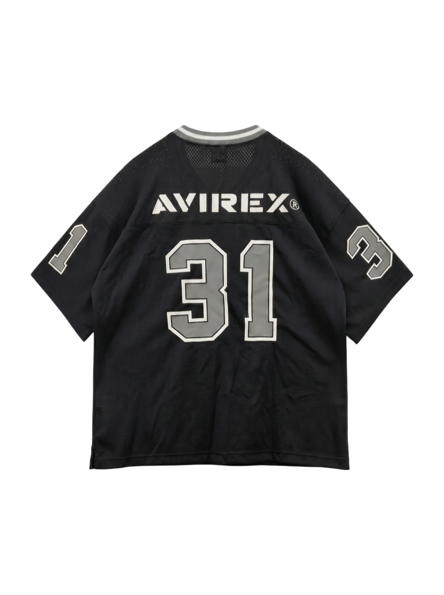 AVIREX / MESH FOOTBALL GAME T-SHIRT / メッシュ フットボール ゲーム Tシャツ